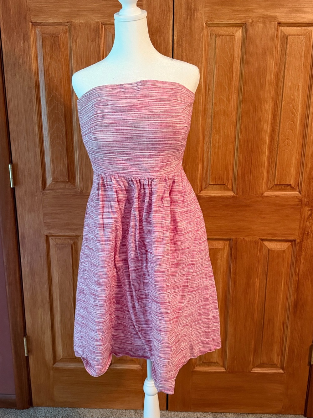 Banana Republic Pink Strapless Sundress
